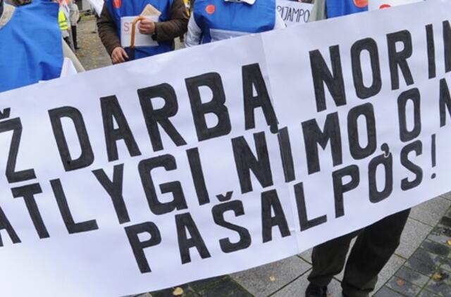 Tyrimas: pajamų iš darbinės veiklos gauna 5 iš dešimties Lietuvos bedarbių