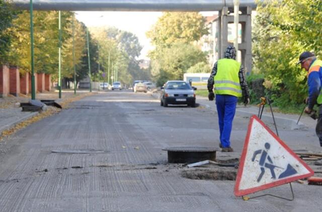 Uostamiesčio Danės gatve - nelaužant automobilių