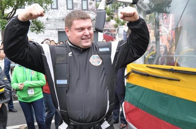 Žydrūnas Savickas Šanchajuje pagerino dar vieną rekordą