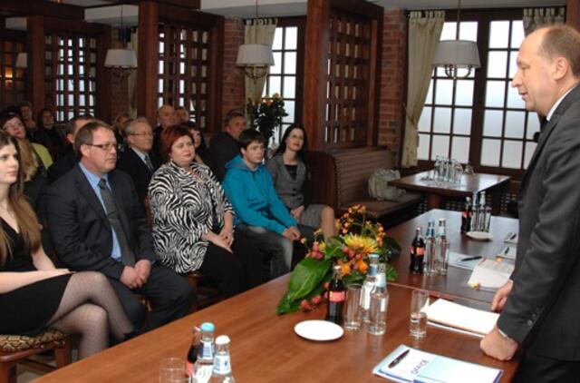 Andrius Kubilius Kretingalėje žarstėsi pagyromis