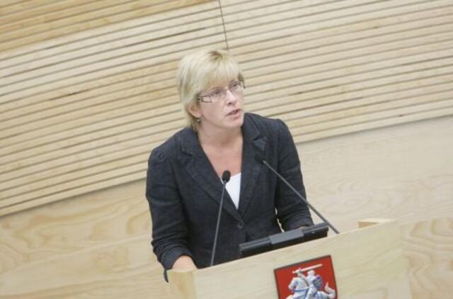 Ingrida Šimonytė: atsistatydinsiu, jei Seimas pensijas grąžins į prieškrizinį lygį