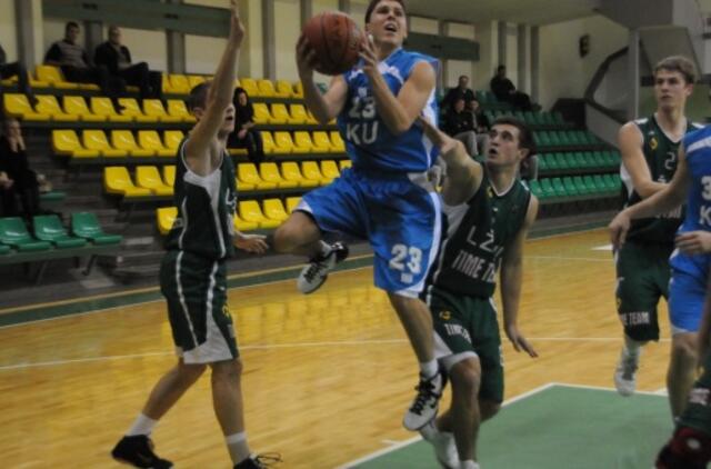 Klaipėdos universiteto krepšininkai sutriuškino LŽŪU