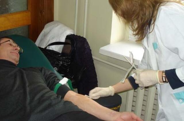 Klaipėdos valdininkams nuleistas kraujas