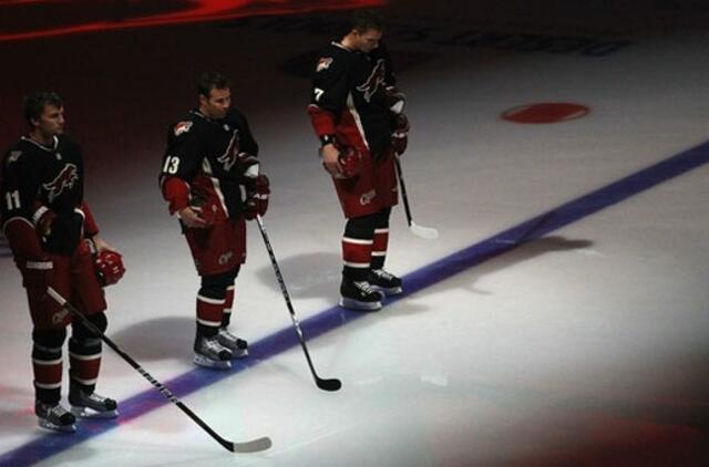 NHL čempionate "Coyotes" iškovojo septintąją pergalę iš eilės