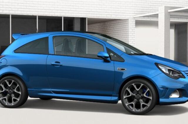 "Opel" kompanijos klaidų rezultatas - atnaujinto "Corsa" atvaizdai