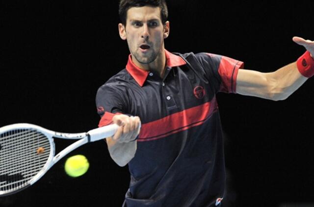 Rafaelis Nadalis ir Novakas Džokovičius - finalinio ATP "World Tour" turnyro pusfinaliuose