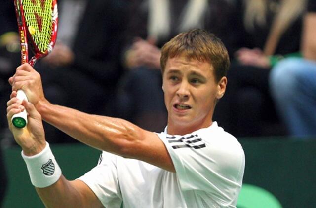 Ričardas Berankis Vokietijoje pralaimėjo jau pirmajame rate