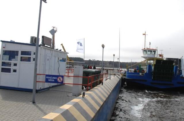 "Užstrigus" krantinėms - pavojus kelto keleiviams