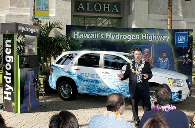 Amerikiečiai Havajuose diegs vandenilinių automobilių infrastruktūrą