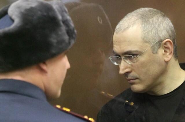 "Amnesty International" ragina Rusiją peržiūrėti nuosprendį Michailui Chodorkovskiui