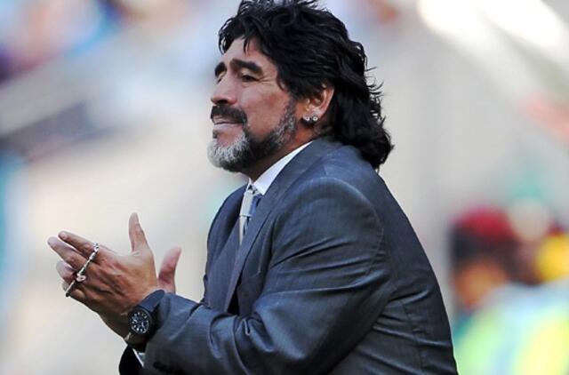 Argentinos sostinėje užpulti Diego Maradonos artimieji