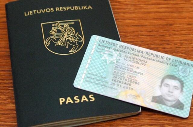 Asmens tapatybės kortelė tampa nebe privalomu dokumentu
