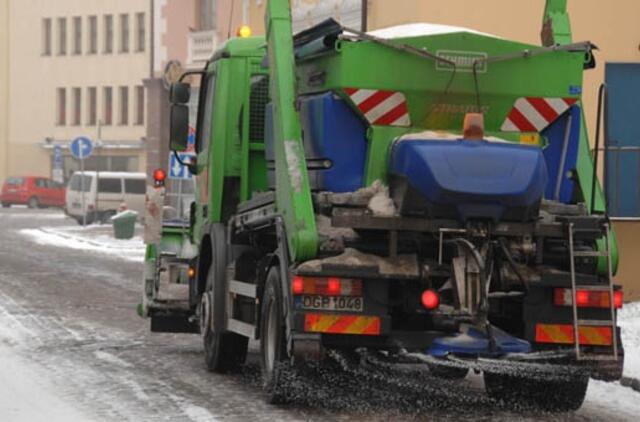 Baiminamasi, kad gali pritrūkti druskos keliams