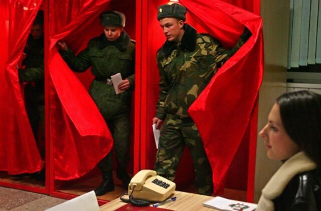 Baltarusijoje renkamas prezidentas