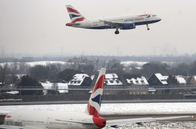 Didžiosios Britanijos oro uostams siūloma karių pagalba