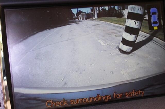 Galinio vaizdo kameros naujuose automobiliuose - privaloma tvarka