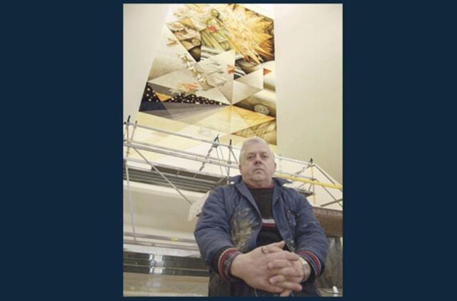 Klaipėdiečio dailininko ranką vedžioja pati Mergelė Marija