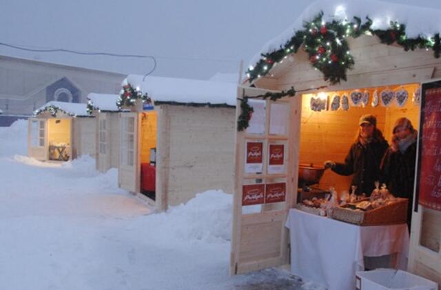 Klaipėdiečius nuo kalėdinių pramogų atkirto sniegas