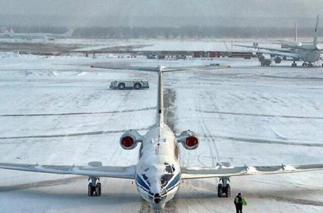 Maskvos oro uostai jau dirba normaliai