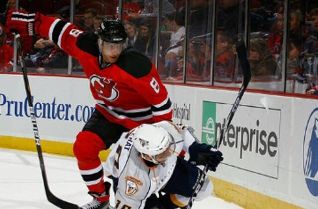 NHL: Dainiaus Zubraus "Devils" pralaimėjo "Predators" ekipai