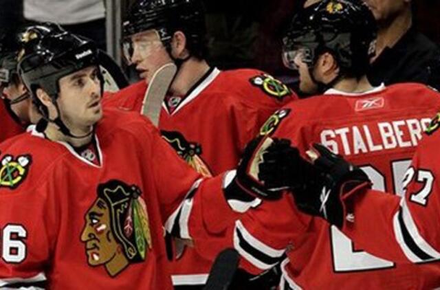 NHL lyderiai nugalėjo autsaiderius