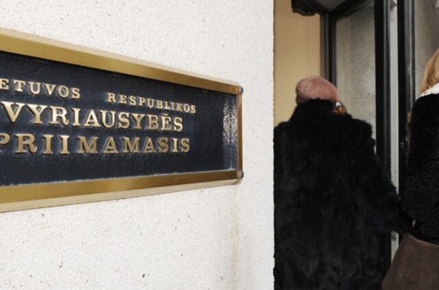 Opozicija prašo leisti jos atstovams dalyvauti Vyriausybės posėdžiuose