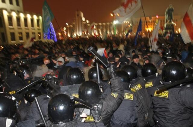 Per protestus Baltarusijoje sulaikytieji rusai lieka už grotų