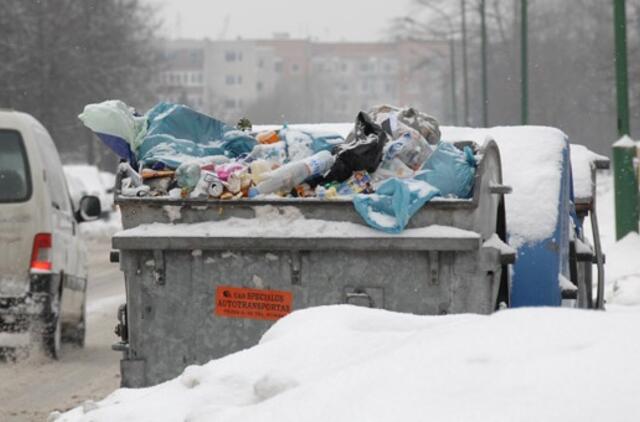 Už atliekas teks mokėti pagal turimą turtą