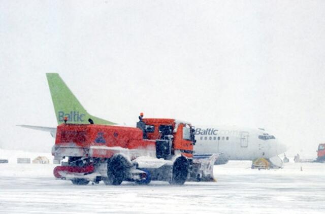 Vilniaus oro uoste skrydžiai vyksta kaip įprastai