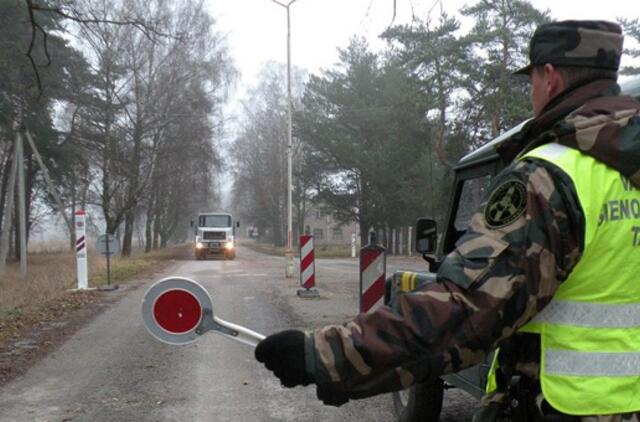 Avariją sukėlusią ir pabėgusią latvę sulaukė pasieniečiai