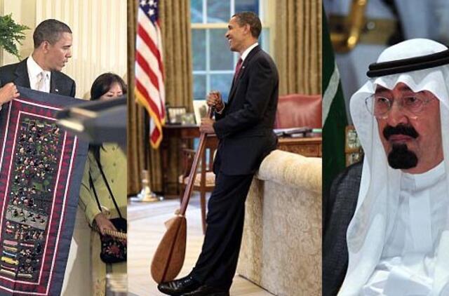 Barakas Obama gauna labai daug brangių dovanų