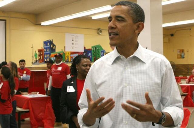 Barako Obamos populiarumas vėl auga