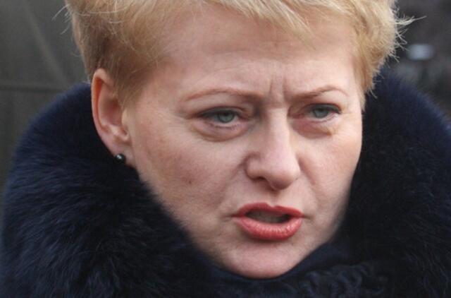 Dalia Grybauskaitė - už atliekų deginimą