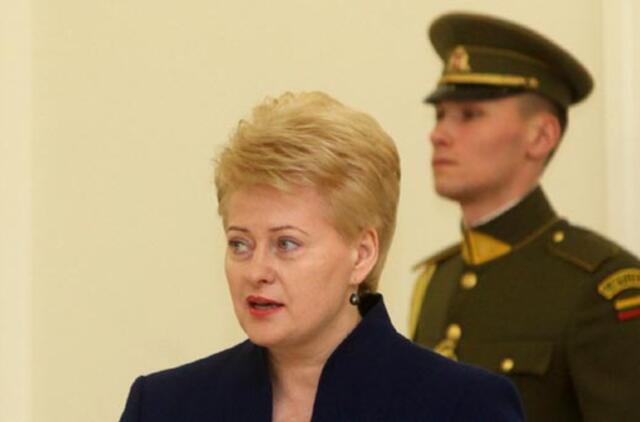 Dalia Grybauskaitė: tikime, kad kaltieji tikrai bus nubausti