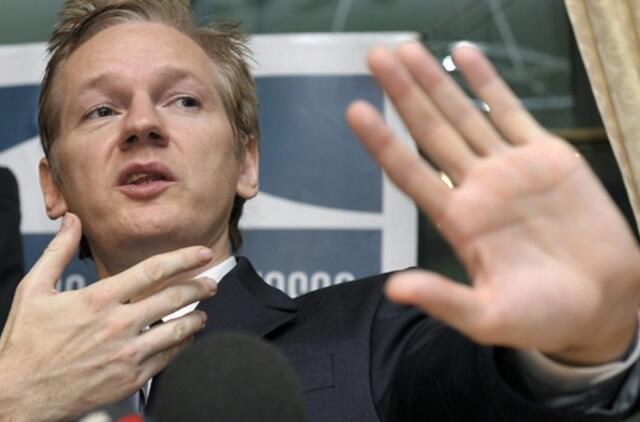 Julian Assange: "WikiLeaks" gali nutraukti savo veiklą dėl finansinių sunkumų