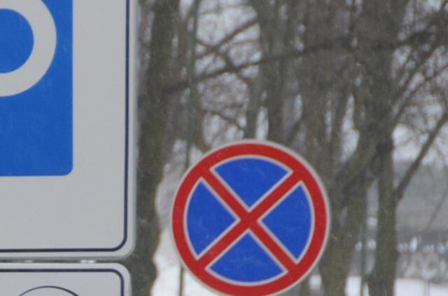 Klaipėdoje padaugės stovėjimą ribojančių ženklų