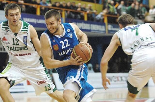"Neptūnas" su "Žalgiriu" lygiai žaidė pustrečio kėlinio