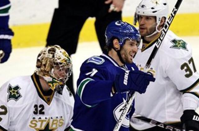 NHL - triuškinanti "Canucks" pergalė