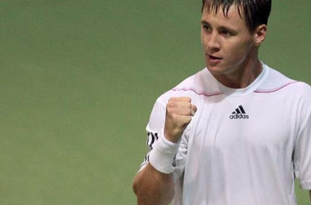 Ričardas Berankis įveikė pirmąjį ratą