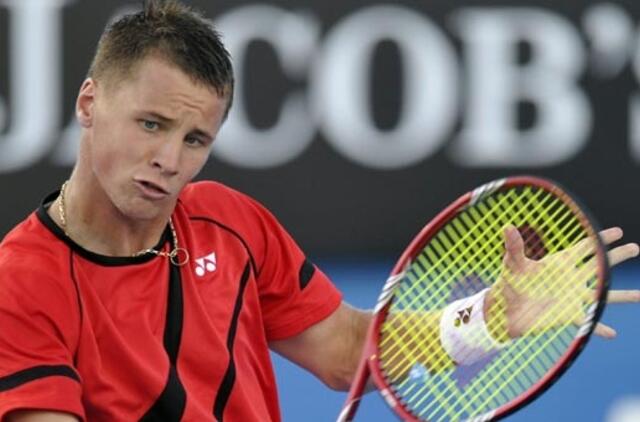 Ričardas Berankis pralaimėjo trečiajame "Australian Open" rate