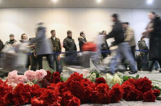 Rusija gedi išpuolio Maskvos oro uoste aukų