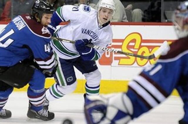 Vankuverio ledo ritulininkai tęsia pergalių seriją NHL