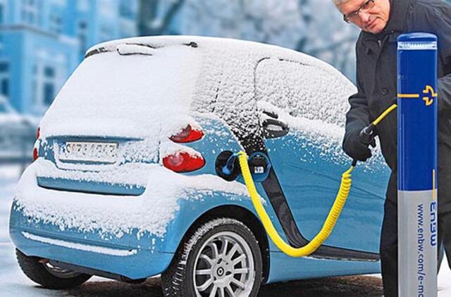 Žiema - dar vienas elektromobilių priešas