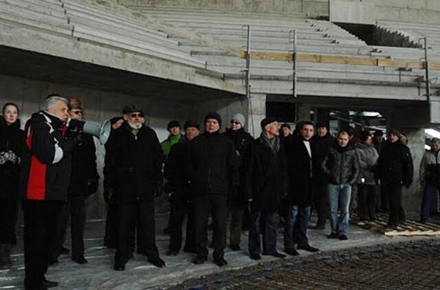 Areną apžiūrėti galėjo ne visi norintys