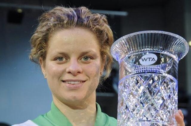 Belgijos tenisininkė Kim Kleisters vėl taps pirmąja pasaulio rakete