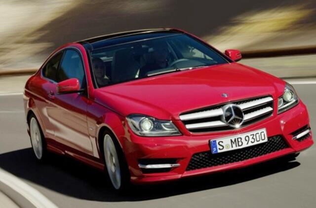 C klasės "Mercedes-Benz" kupė: kol kas tik nuotraukos, debiutas - kovą