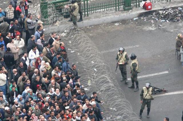 Egipto protestuotojai savo reikalavimų neatsižada