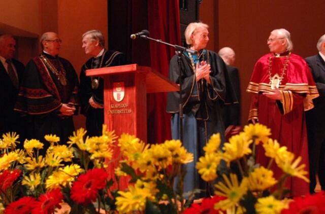 Klaipėdos universitete - jubiliejaus nuotaikos
