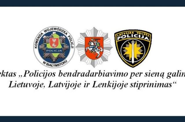 Lietuvos ir Latvijos policininkai surengė pratybas Kretingos rajone
