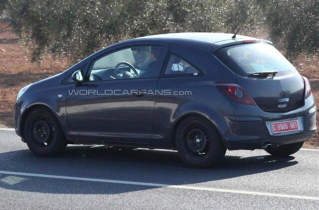 Mažiausias opelis - jau bandymų trasose